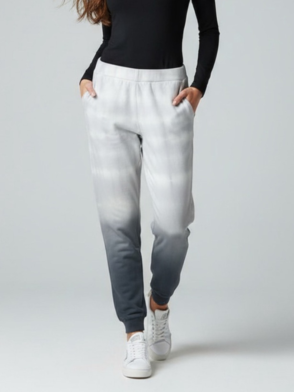 525 Revolve Storm Cloud Multi Tie Dye Ombre Relaxed Fit Joggers Women’s Large